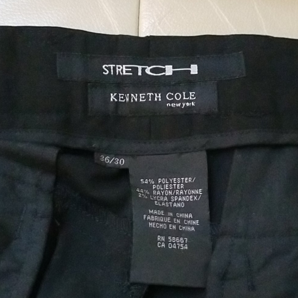Mens Kennth Cole Stretch Dress Pants Size 36x30